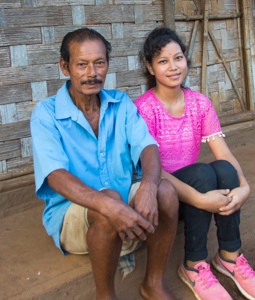 A father and his daughter