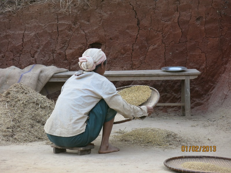 A woman working to provide for her family